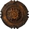 Ekena Millwork Southampton Ceiling Medallion, Hand-Painted Rust, 16 1/2"OD x 2 3/8"P CM16SORUS - alternate 1